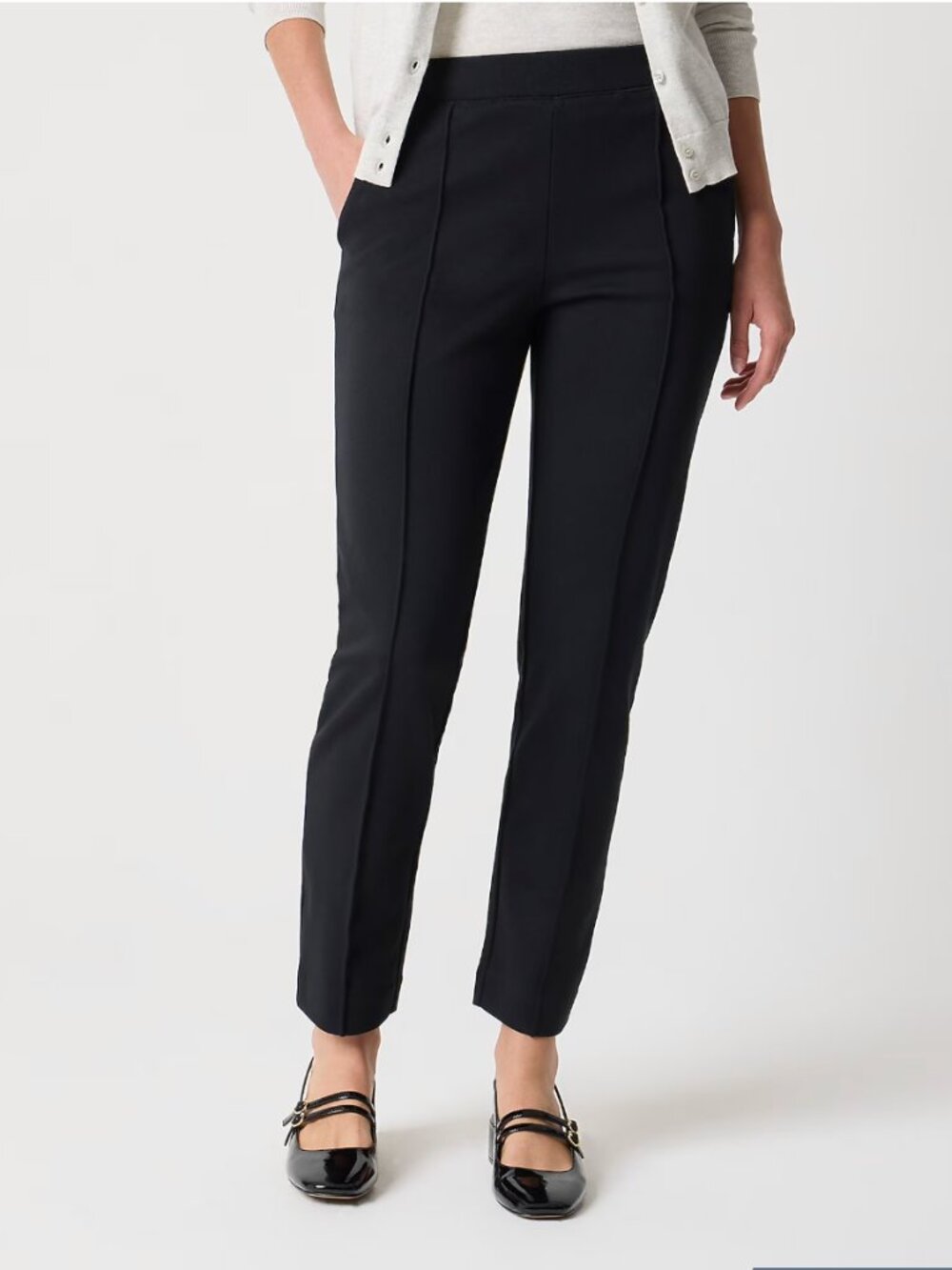 J. Crew Black Pintuck Sweatpant - Size XL
